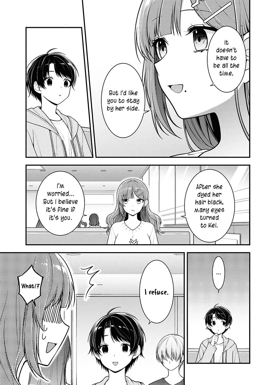 The Delinquent Shimizu-san Sitting Next to Me Has Dyed Her Hair Black Chapter 5 page 25 - Chapter 5