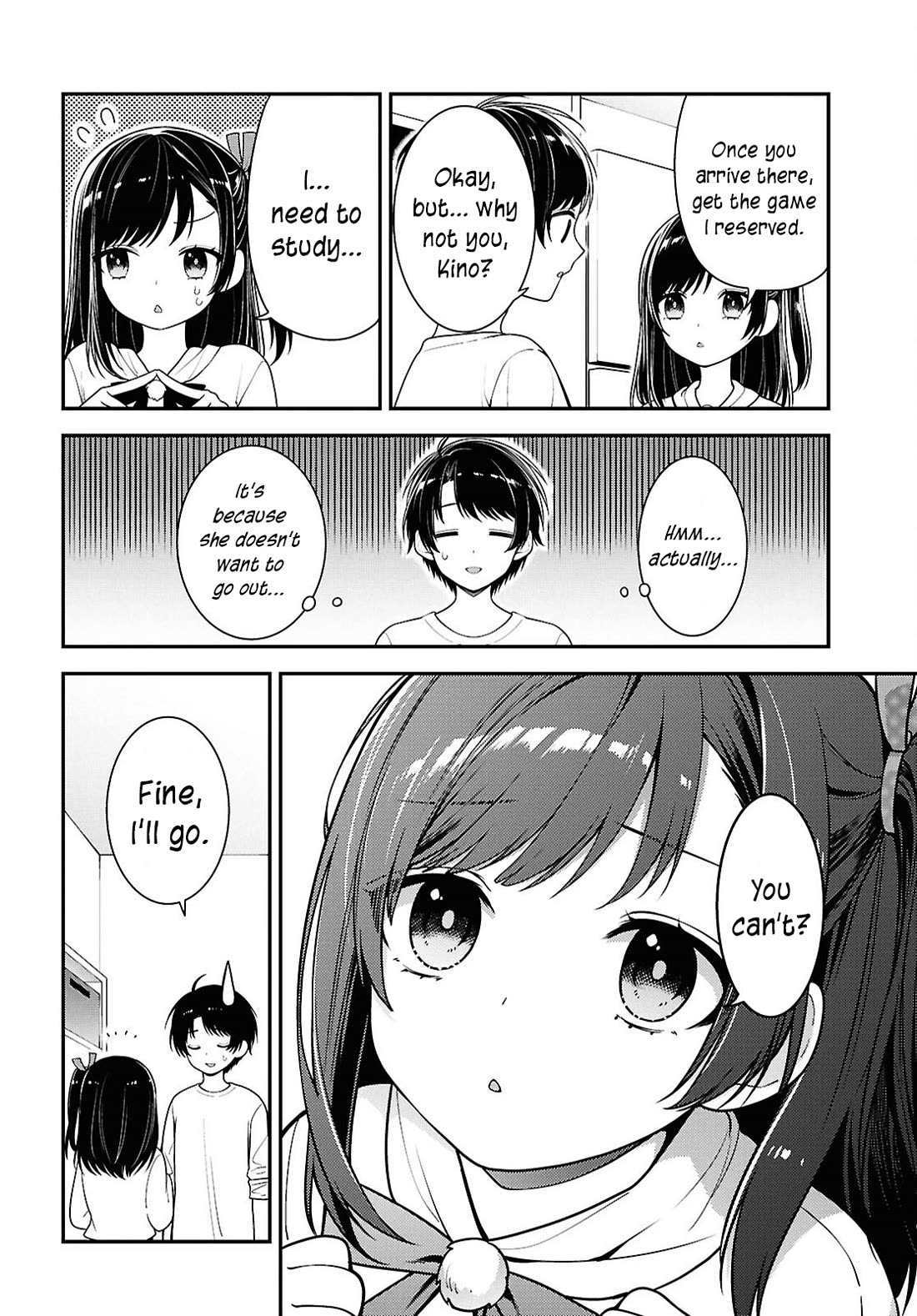 The Delinquent Shimizu-san Sitting Next to Me Has Dyed Her Hair Black Chapter 5 page 8 - Chapter 5