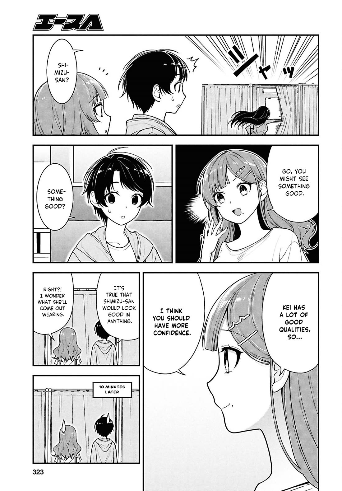 The Delinquent Shimizu-san Sitting Next to Me Has Dyed Her Hair Black Chapter 6 page 12 - Chapter 6