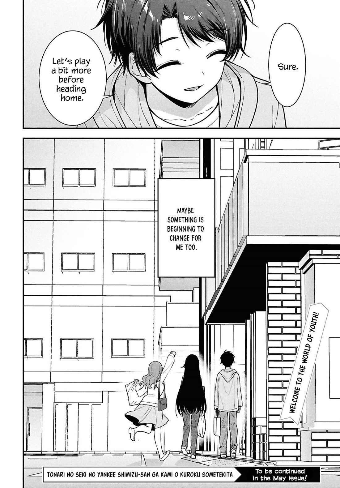 The Delinquent Shimizu-san Sitting Next to Me Has Dyed Her Hair Black Chapter 6 page 28 - Chapter 6