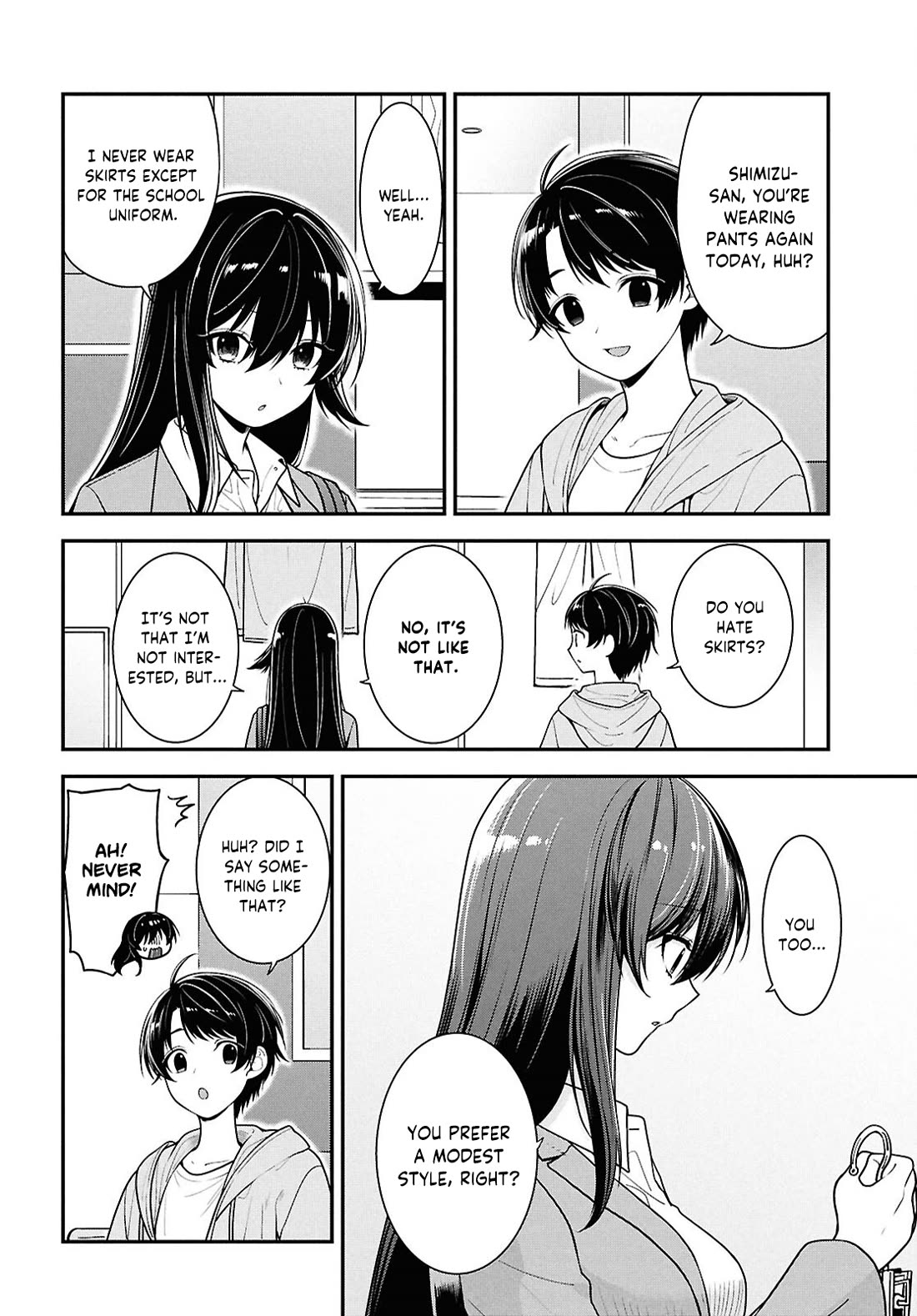 The Delinquent Shimizu-san Sitting Next to Me Has Dyed Her Hair Black Chapter 6 page 5 - Chapter 6