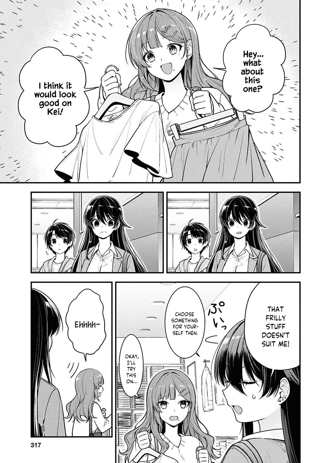 The Delinquent Shimizu-san Sitting Next to Me Has Dyed Her Hair Black Chapter 6 page 6 - Chapter 6