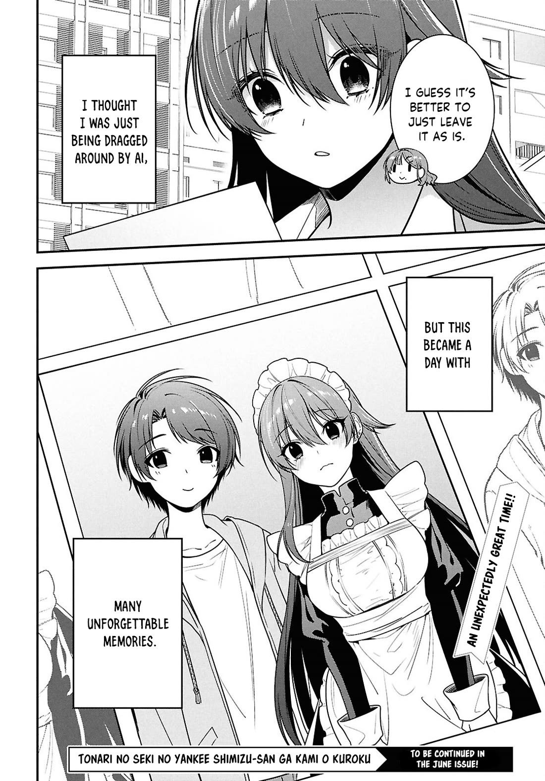 The Delinquent Shimizu-san Sitting Next to Me Has Dyed Her Hair Black Chapter 7 page 34 - Chapter 7