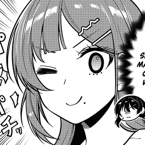 The Delinquent Shimizu-san Sitting Next to Me Has Dyed Her Hair Black Chapter 7 cover