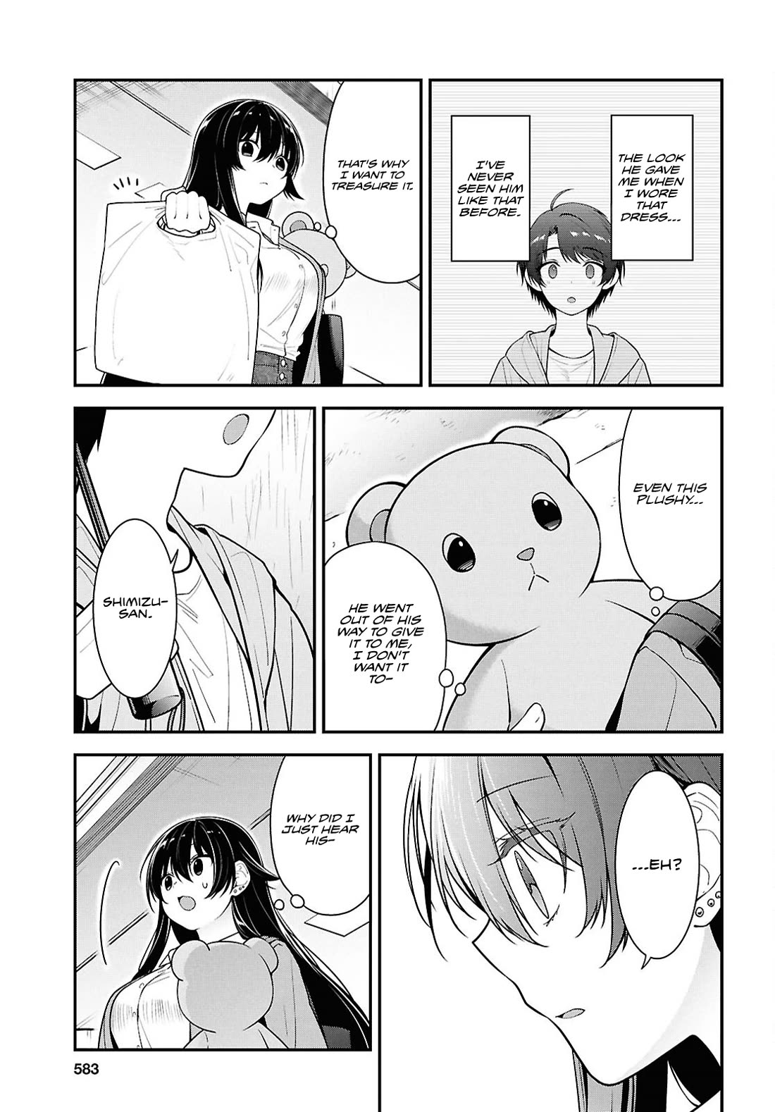 The Delinquent Shimizu-san Sitting Next to Me Has Dyed Her Hair Black Chapter 8.1 page 10 - Chapter 8.1