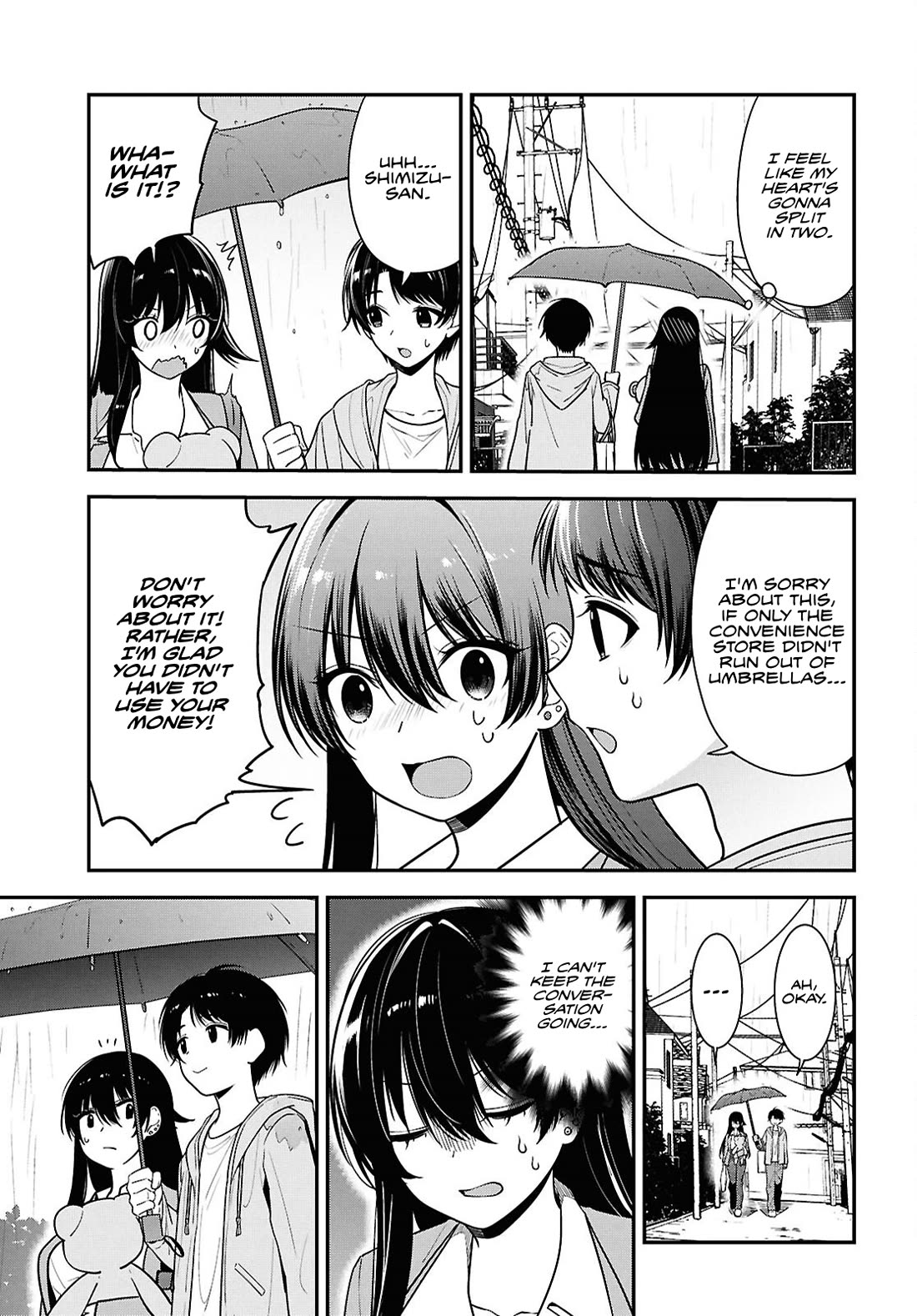 The Delinquent Shimizu-san Sitting Next to Me Has Dyed Her Hair Black Chapter 8.1 page 14 - Chapter 8.1