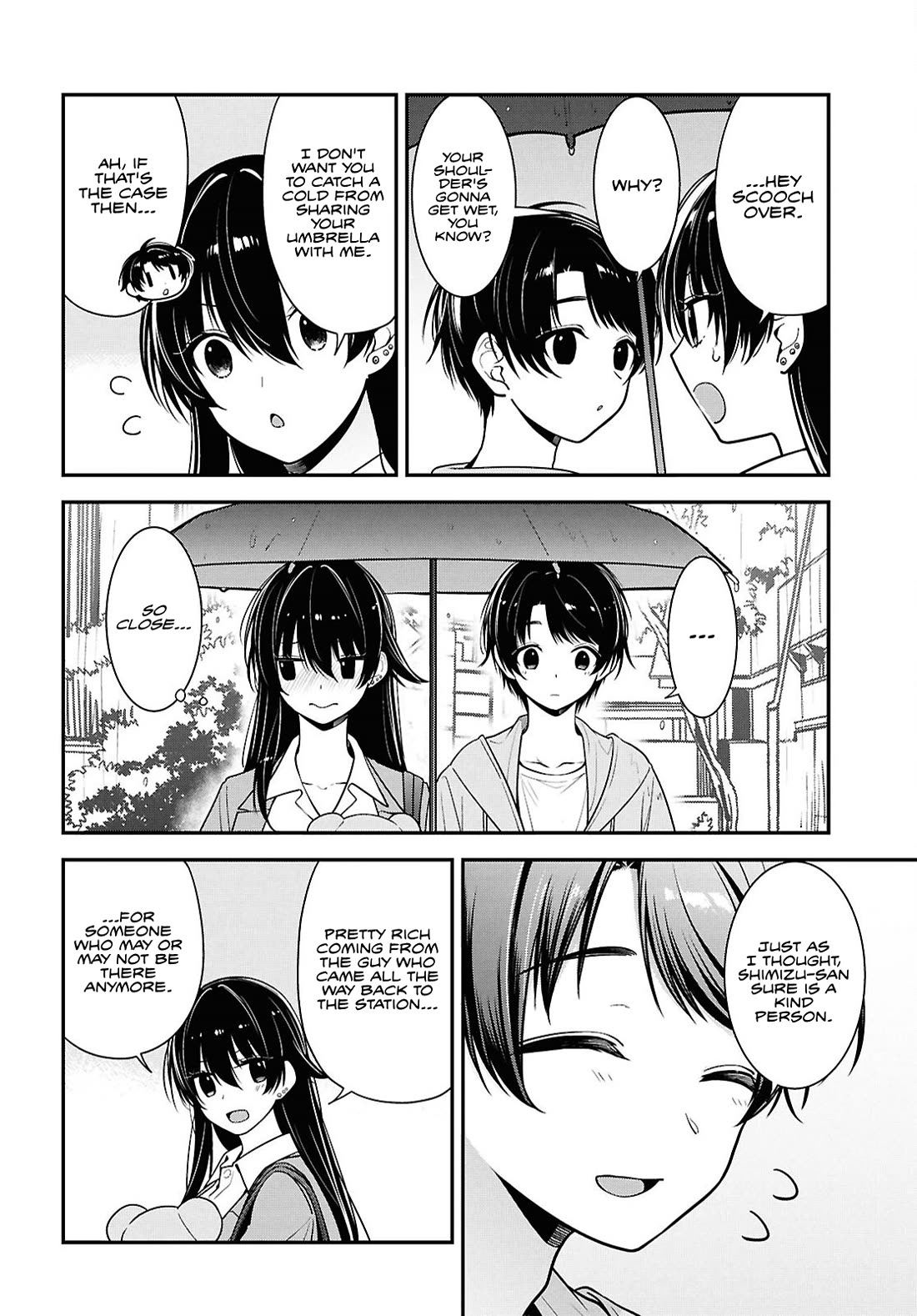 The Delinquent Shimizu-san Sitting Next to Me Has Dyed Her Hair Black Chapter 8.1 page 15 - Chapter 8.1