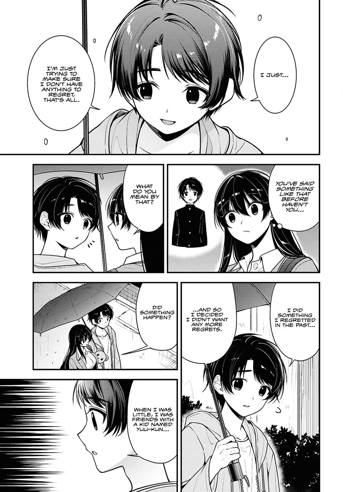 The Delinquent Shimizu-san Sitting Next to Me Has Dyed Her Hair Black Chapter 8.1 page 16 - Chapter 8.1