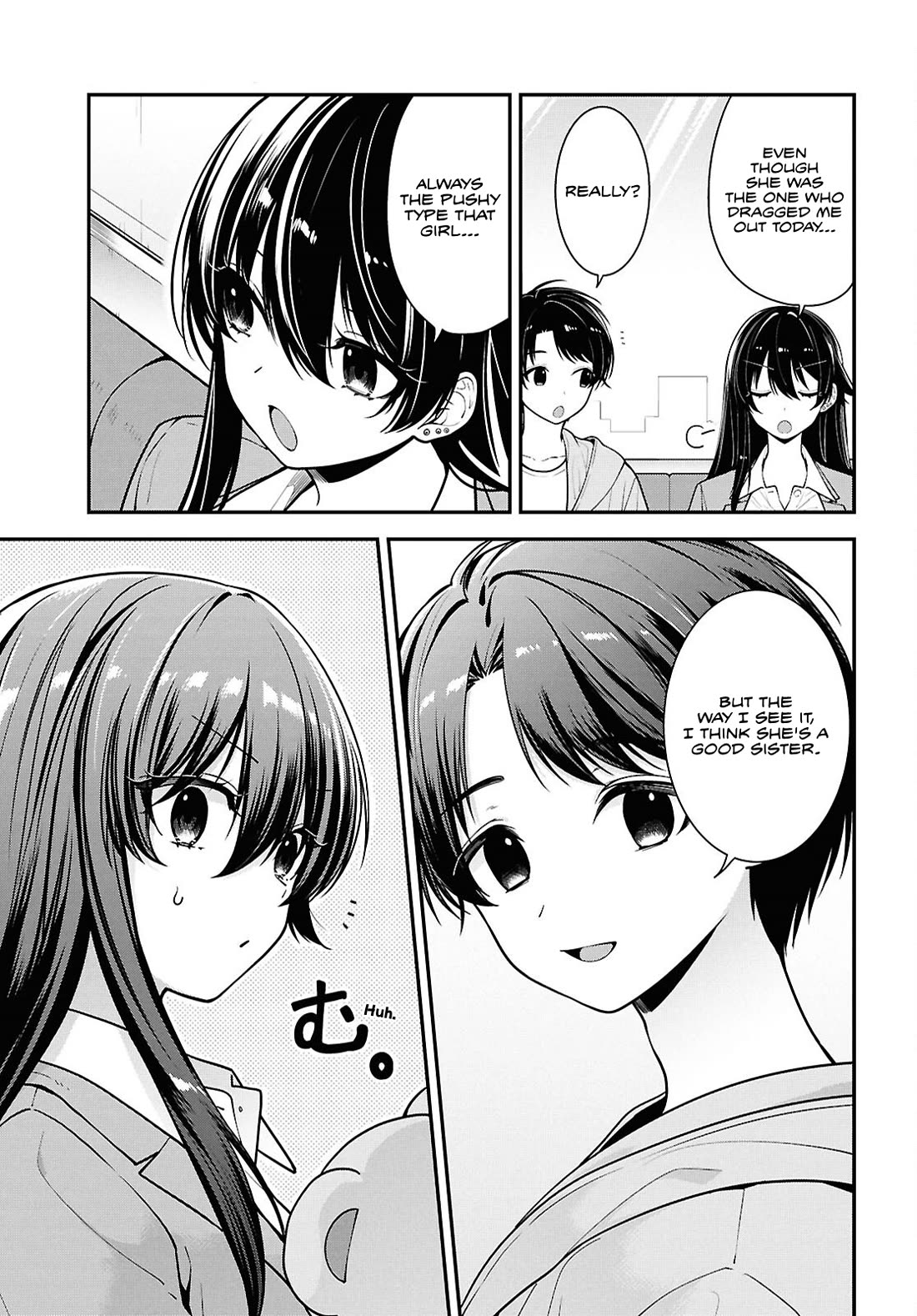 The Delinquent Shimizu-san Sitting Next to Me Has Dyed Her Hair Black Chapter 8.1 page 4 - Chapter 8.1