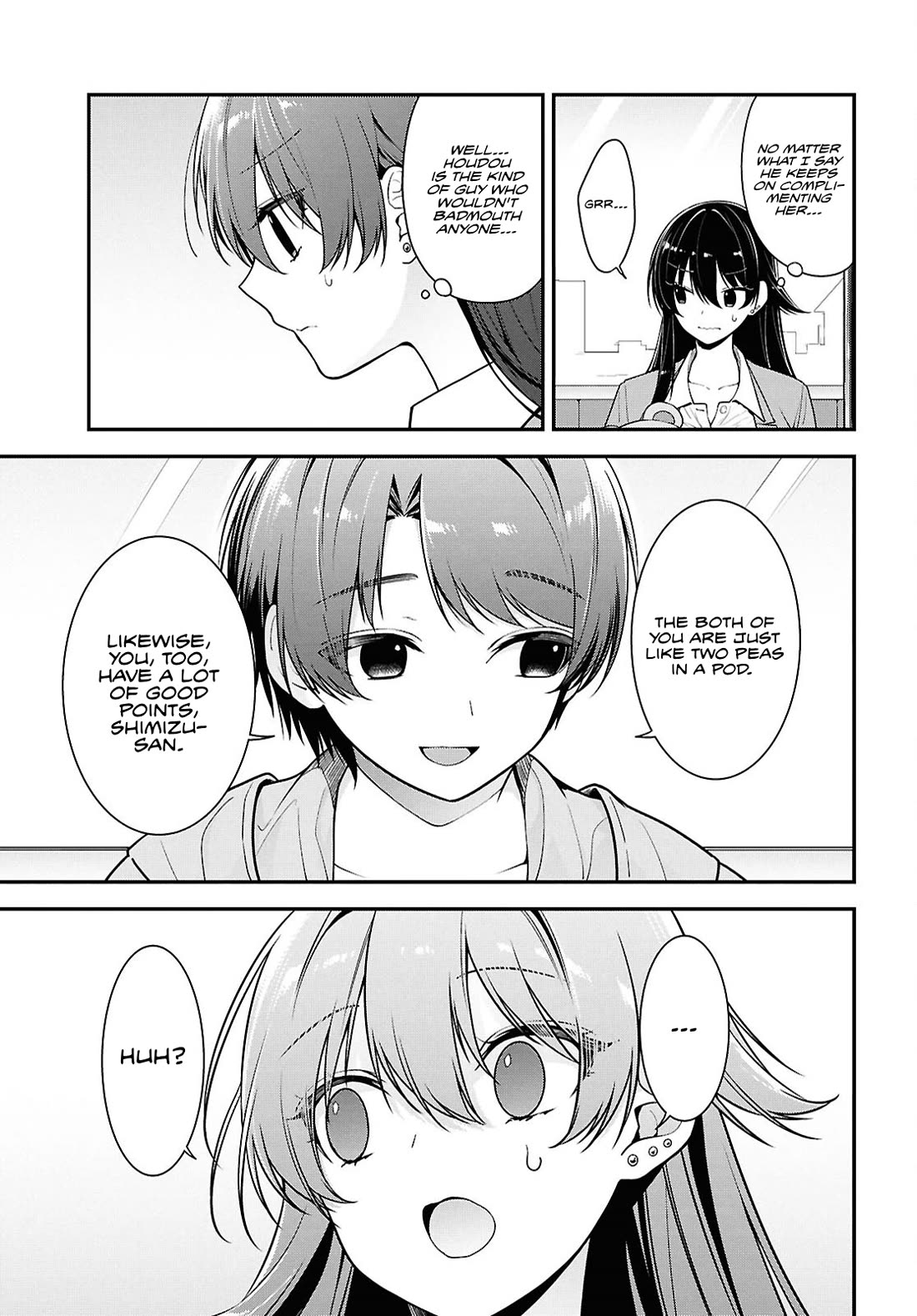 The Delinquent Shimizu-san Sitting Next to Me Has Dyed Her Hair Black Chapter 8.1 page 6 - Chapter 8.1
