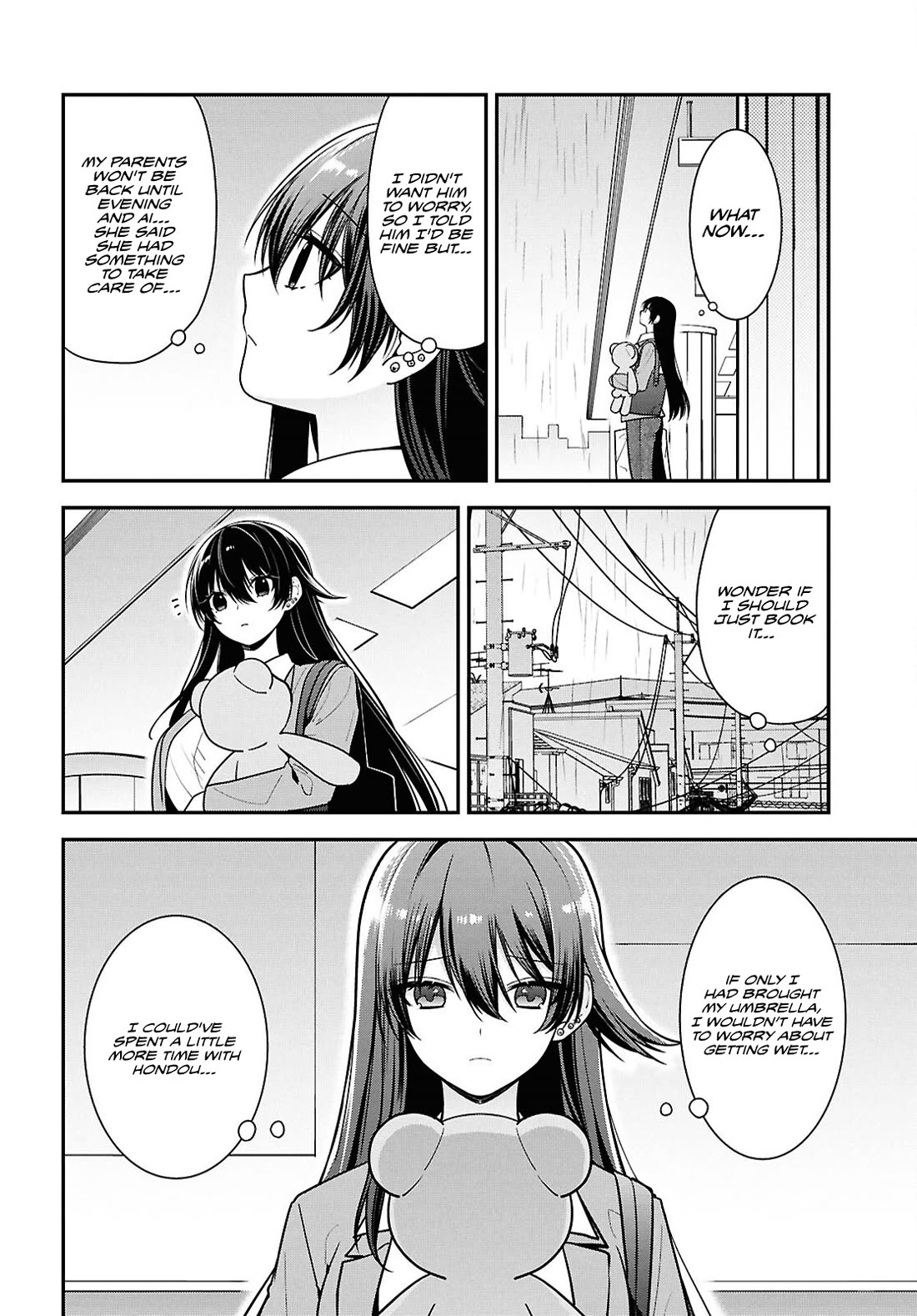 The Delinquent Shimizu-san Sitting Next to Me Has Dyed Her Hair Black Chapter 8.1 page 9 - Chapter 8.1
