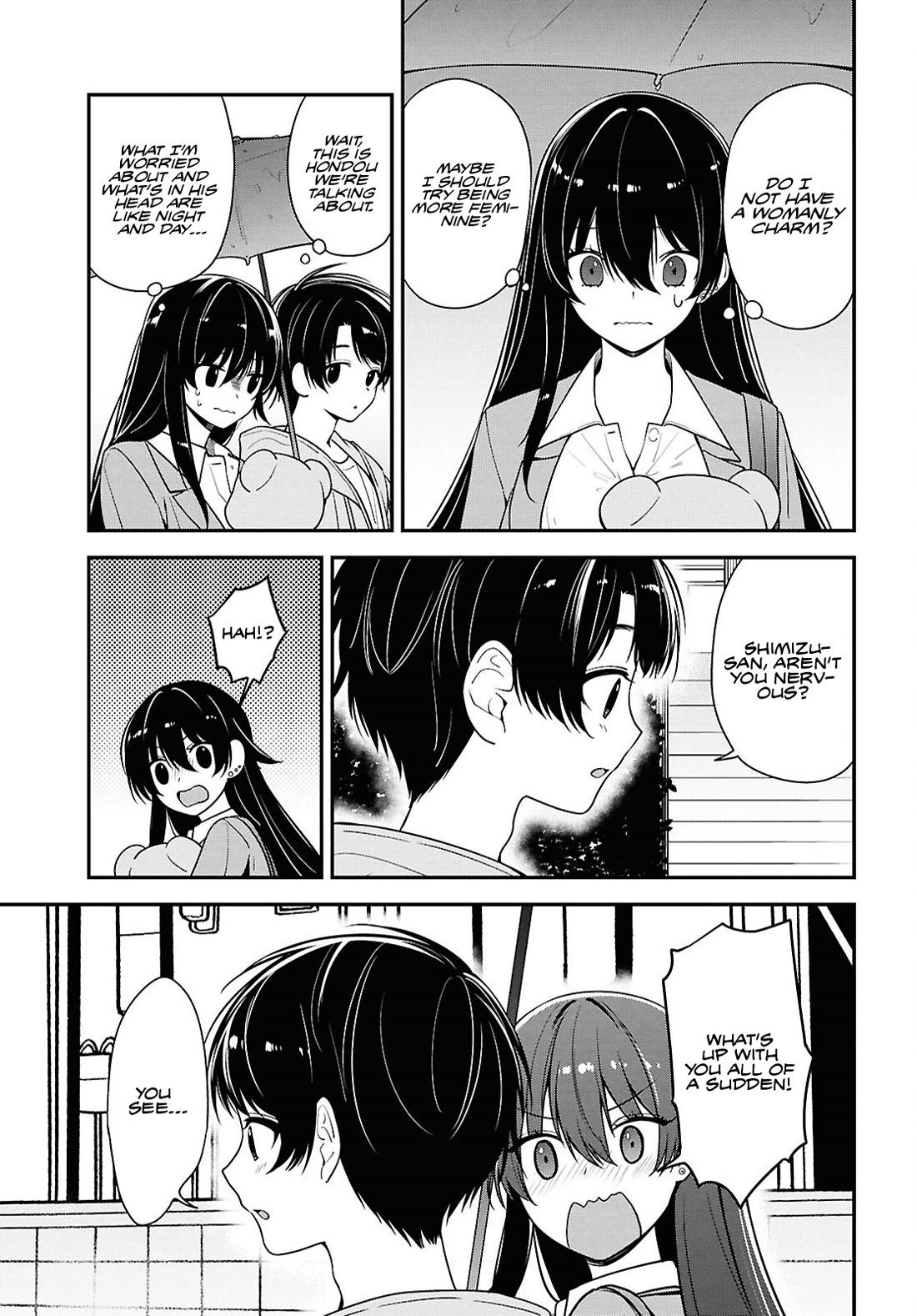The Delinquent Shimizu-san Sitting Next to Me Has Dyed Her Hair Black Chapter 8.2 page 11 - Chapter 8.2