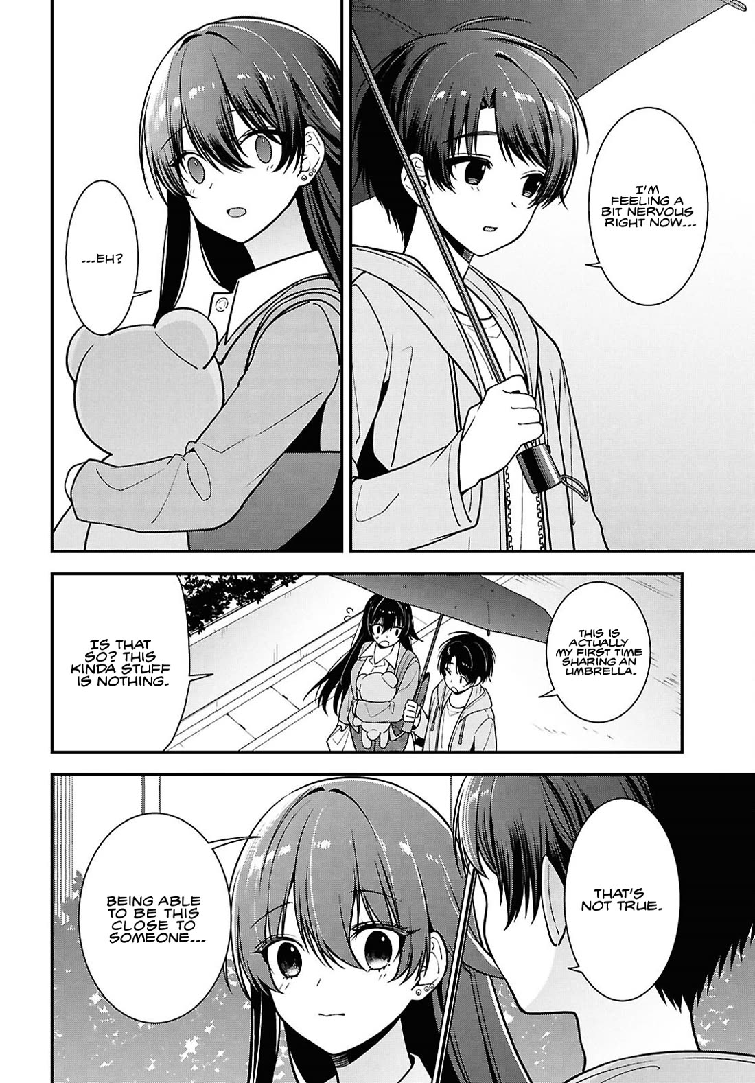 The Delinquent Shimizu-san Sitting Next to Me Has Dyed Her Hair Black Chapter 8.2 page 12 - Chapter 8.2
