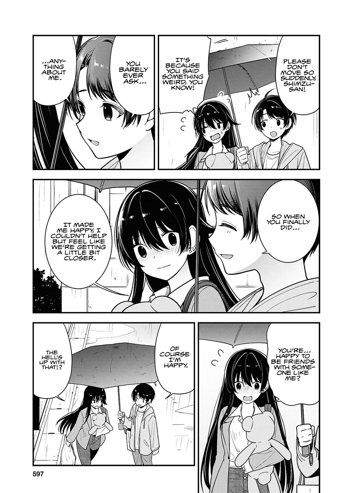 The Delinquent Shimizu-san Sitting Next to Me Has Dyed Her Hair Black Chapter 8.2 page 6 - Chapter 8.2