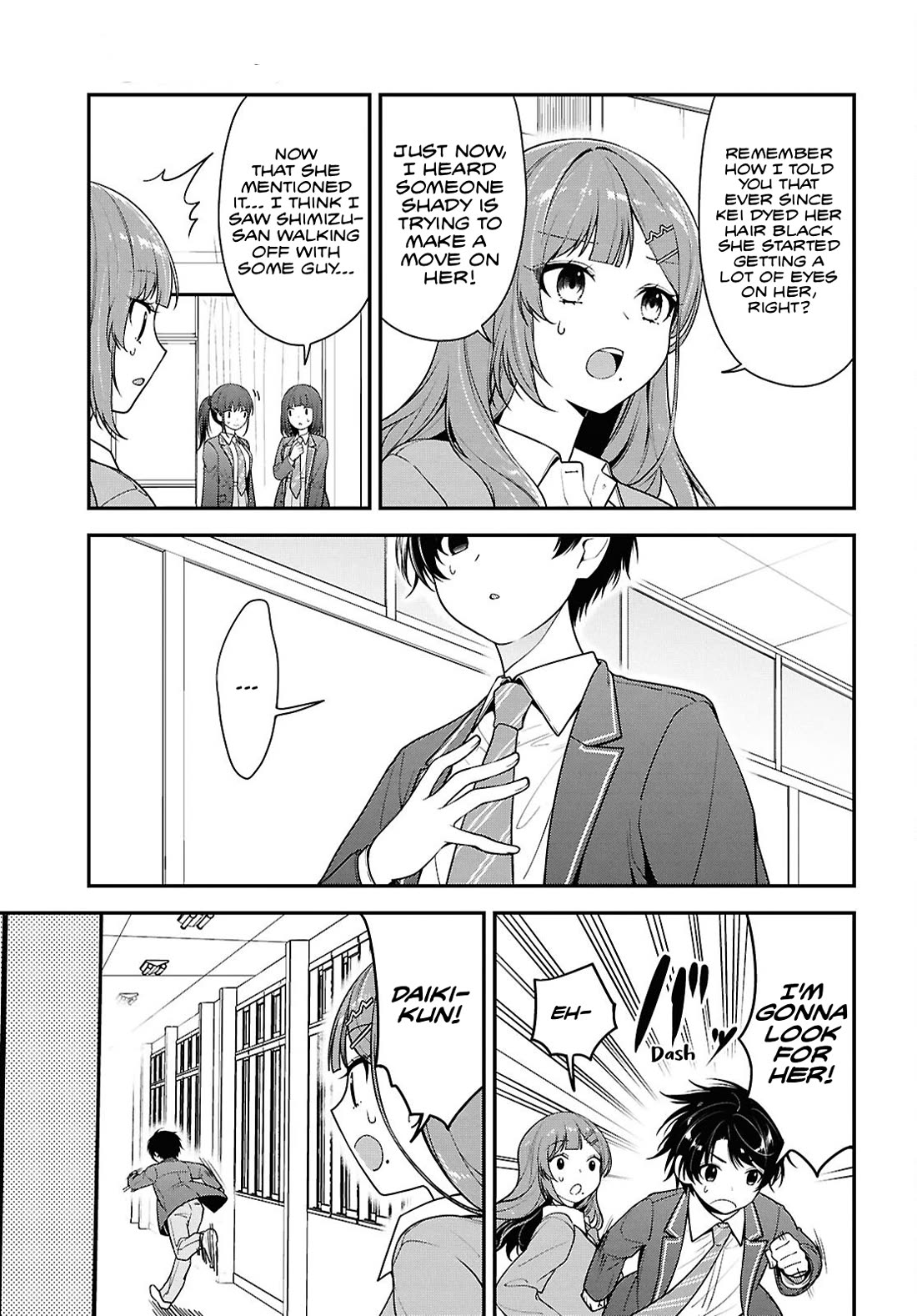 The Delinquent Shimizu-san Sitting Next to Me Has Dyed Her Hair Black Chapter 9 page 11 - Chapter 9