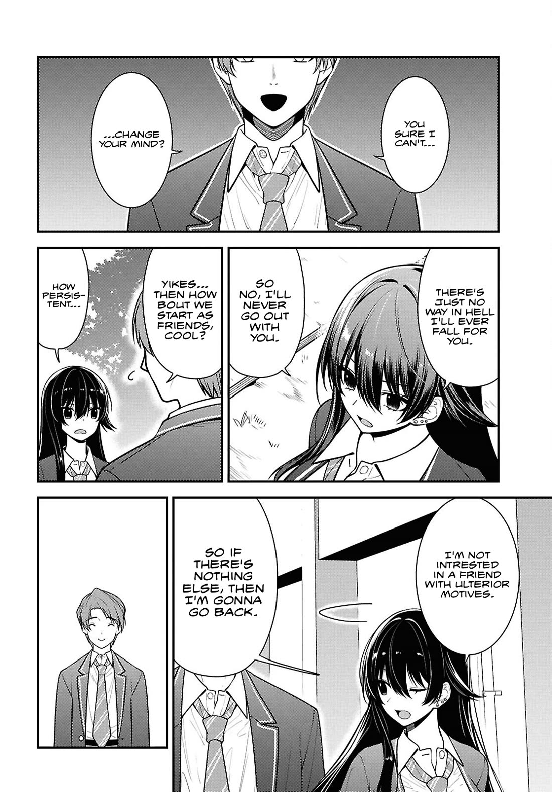 The Delinquent Shimizu-san Sitting Next to Me Has Dyed Her Hair Black Chapter 9 page 16 - Chapter 9