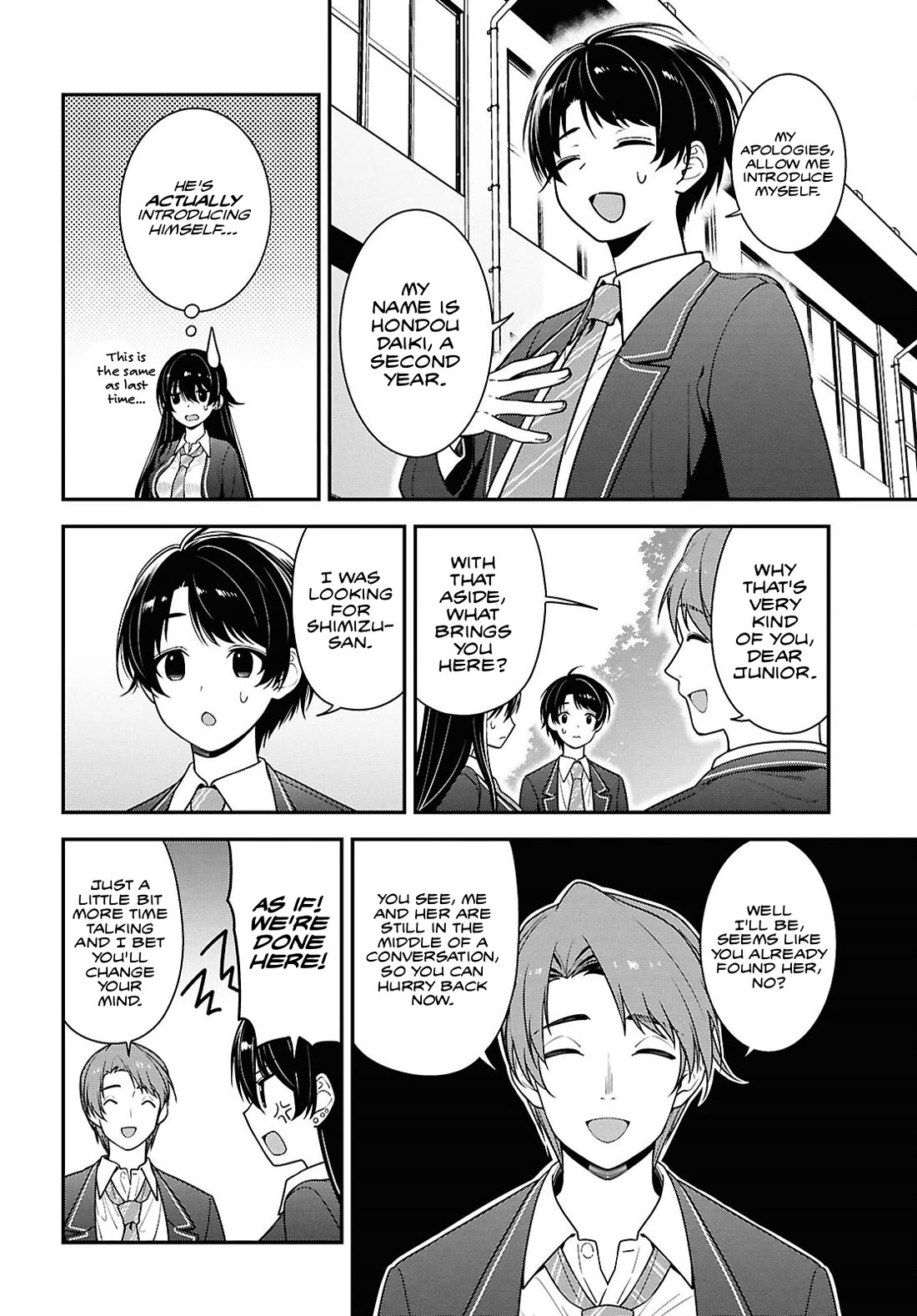 The Delinquent Shimizu-san Sitting Next to Me Has Dyed Her Hair Black Chapter 9 page 22 - Chapter 9