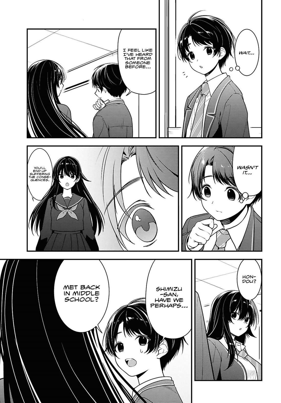 The Delinquent Shimizu-san Sitting Next to Me Has Dyed Her Hair Black Chapter 9 page 32 - Chapter 9