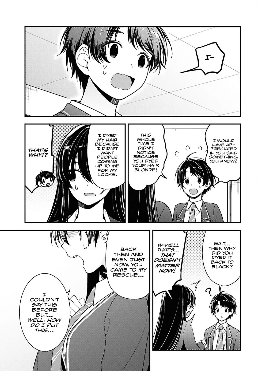 The Delinquent Shimizu-san Sitting Next to Me Has Dyed Her Hair Black Chapter 9 page 34 - Chapter 9