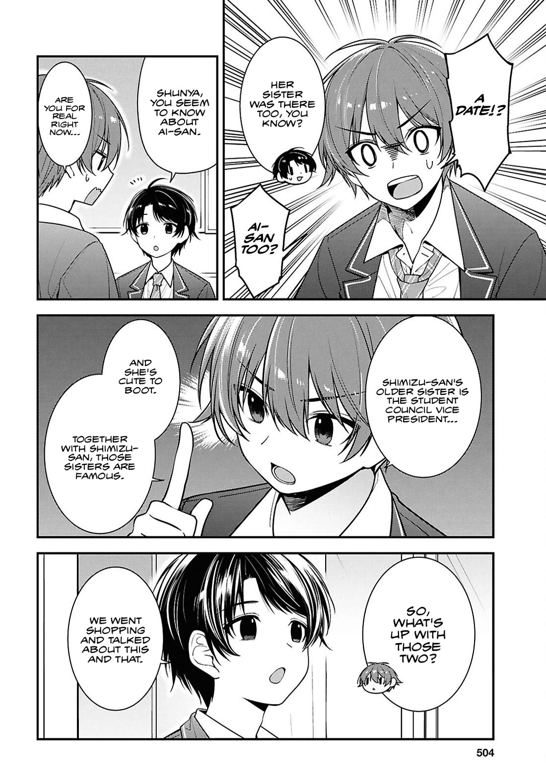 The Delinquent Shimizu-san Sitting Next to Me Has Dyed Her Hair Black Chapter 9 page 8 - Chapter 9