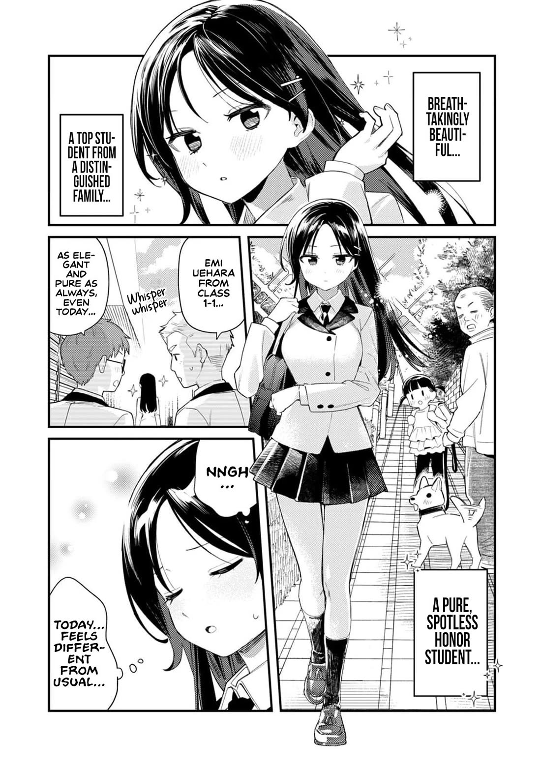 The Delusional Girl Uehara-san Is Experiencing First Love Chapter 1 page 3 - Chapter 1