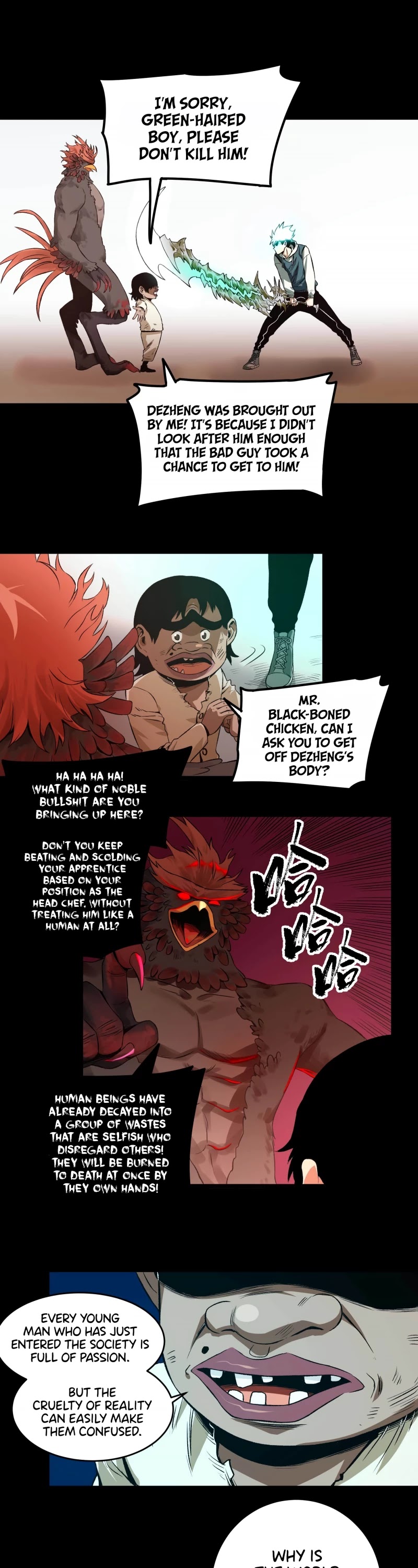 The Demon is Ready for Dinner! Chapter 15 page 5 - Chapter 15: Killing Chicken With Demon Slayer Blade