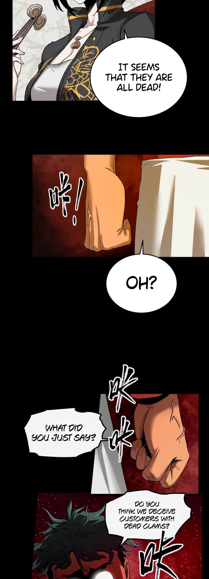 The Demon is Ready for Dinner! Chapter 4 page 2 - Chapter 4: The Three Sea Monster Brothers