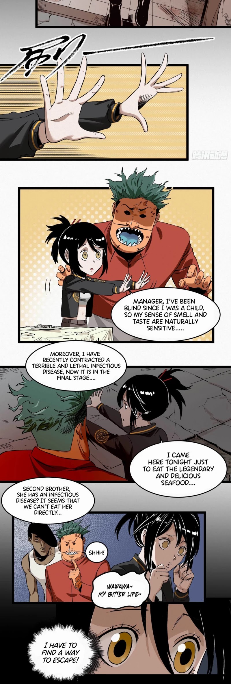 The Demon is Ready for Dinner! Chapter 4 page 6 - Chapter 4: The Three Sea Monster Brothers