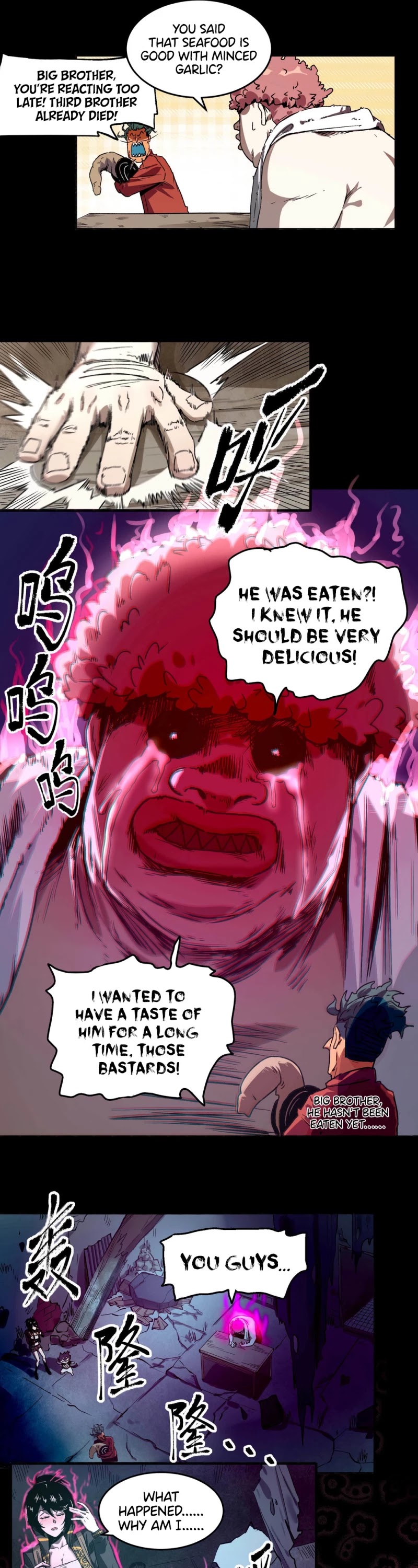The Demon is Ready for Dinner! Chapter 5 page 10 - Chapter 5: The Strong Man is Down with a Punch