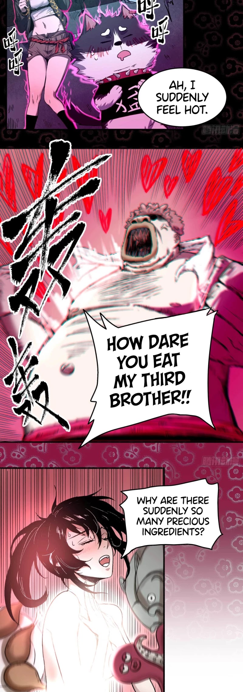 The Demon is Ready for Dinner! Chapter 5 page 11 - Chapter 5: The Strong Man is Down with a Punch