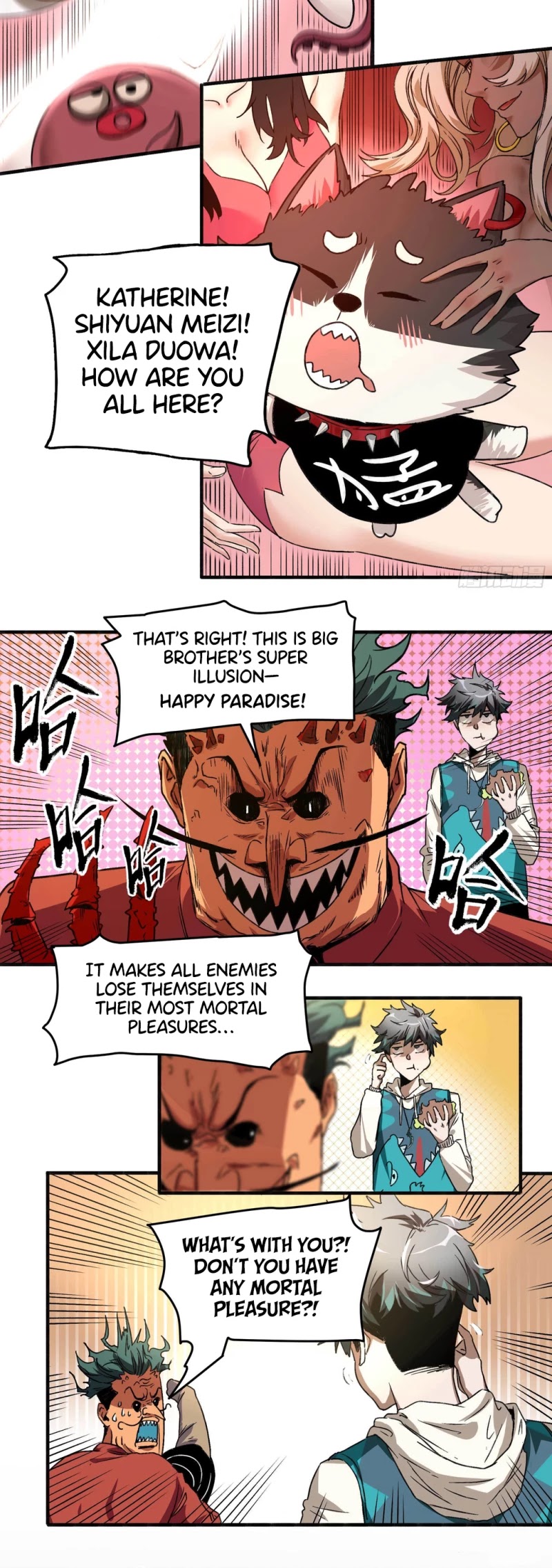The Demon is Ready for Dinner! Chapter 5 page 12 - Chapter 5: The Strong Man is Down with a Punch