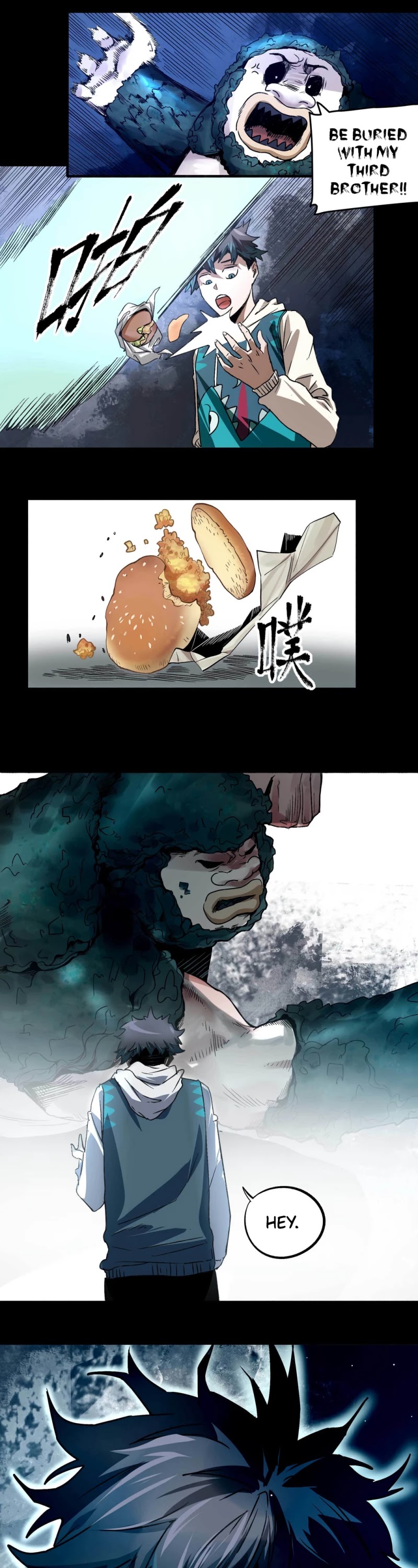 The Demon is Ready for Dinner! Chapter 5 page 14 - Chapter 5: The Strong Man is Down with a Punch