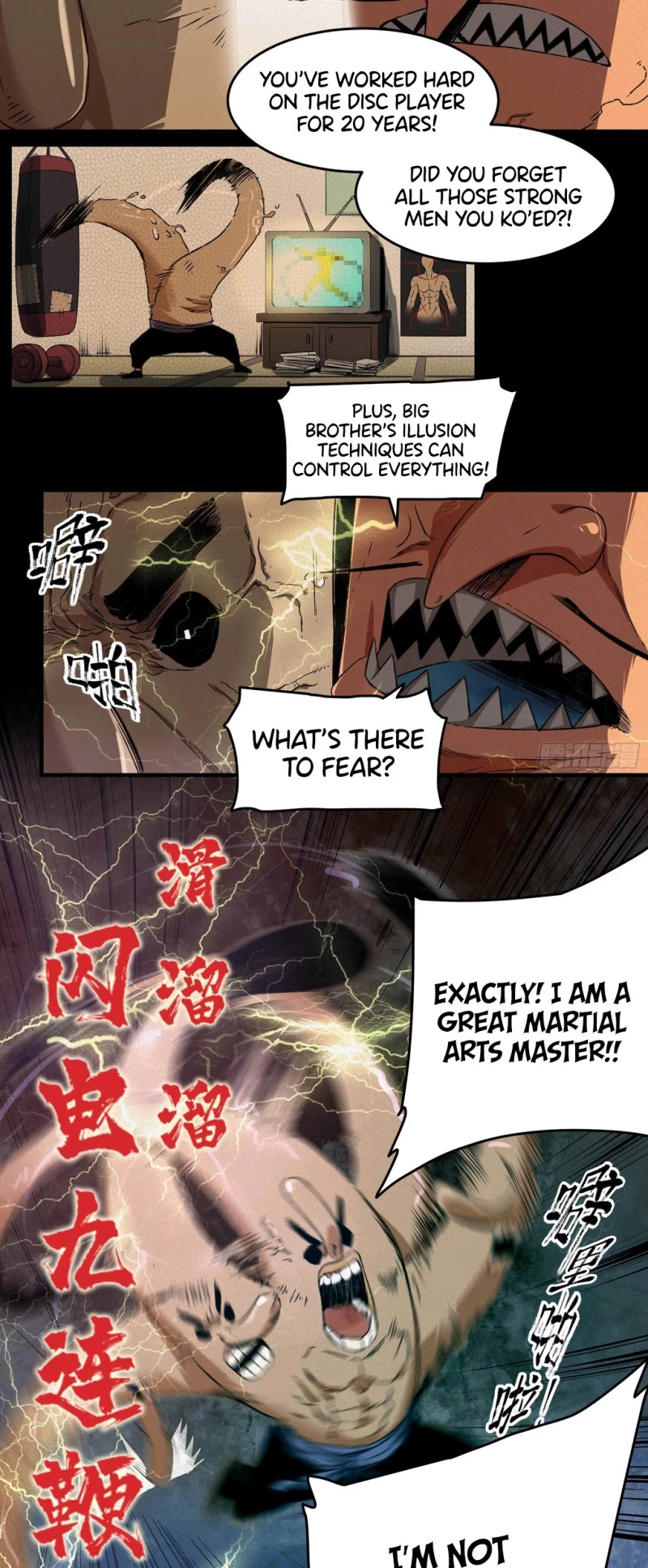 The Demon is Ready for Dinner! Chapter 5 page 5 - Chapter 5: The Strong Man is Down with a Punch