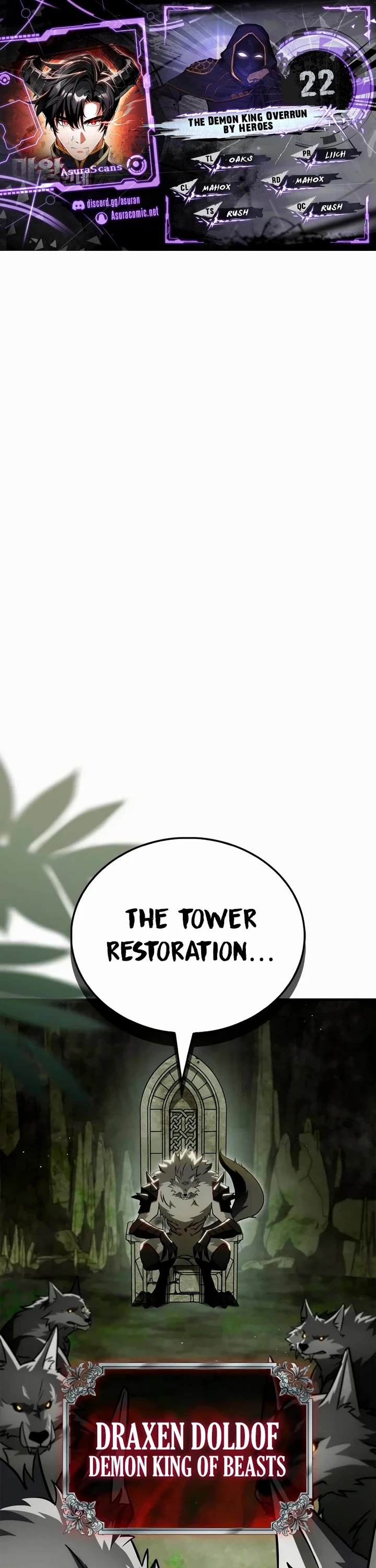 The Demon King Overrun by Heroes Chapter 22 page 1 - Chapter 22