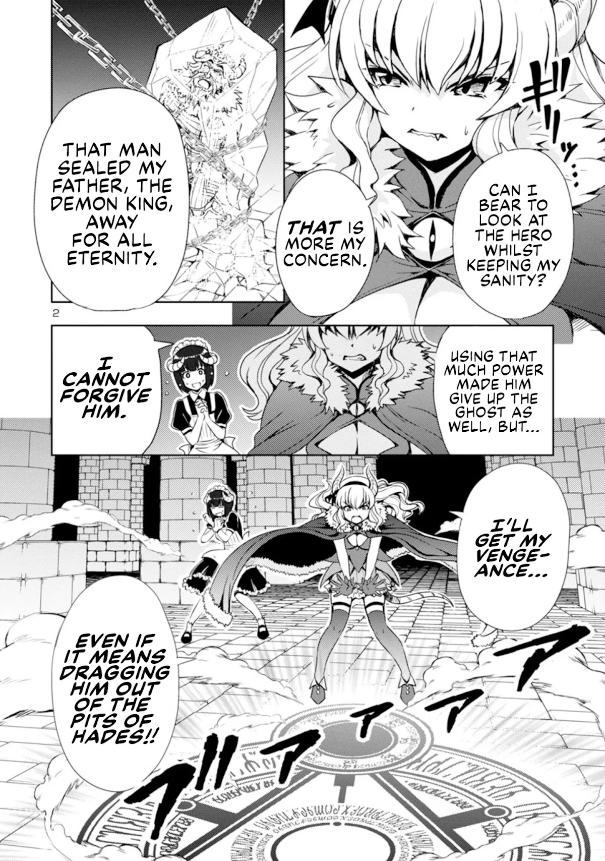 The Demon King's Daughter Is Way Too Easy Chapter 1 page 2 - Chapter 1