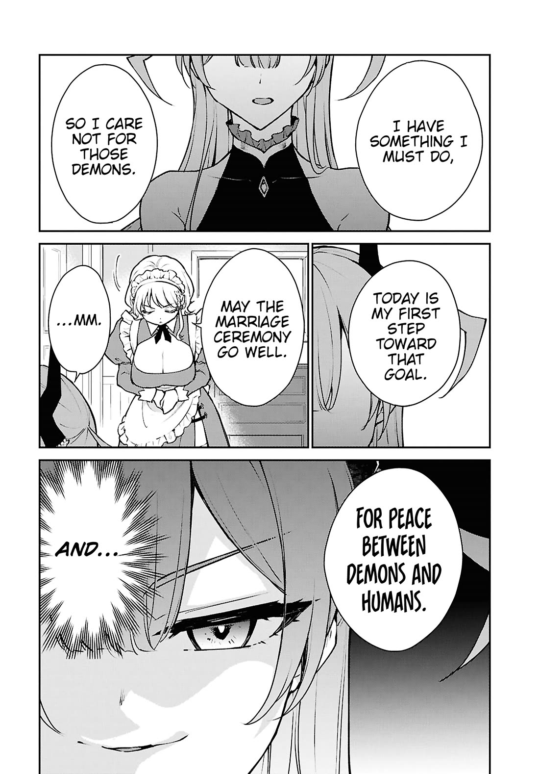 The Demon King's Daughter Wants to Marry the Hero in a Political Marriage Chapter 1 page 14 - Chapter 1: Marriage Ceremony
