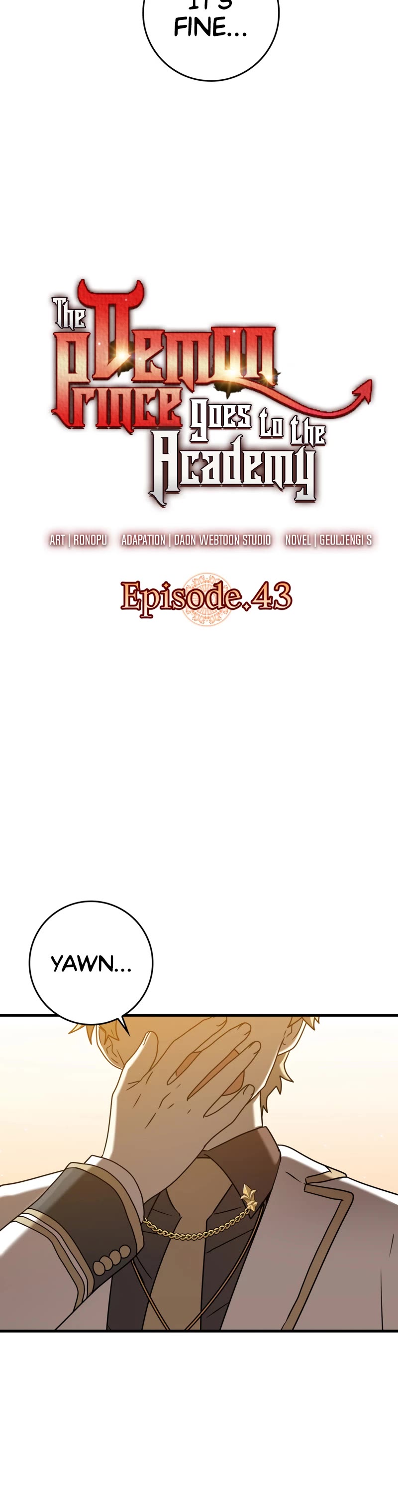 The Demon Prince goes to the Academy Chapter 43 page 27 - Chapter 43: Season 1 END