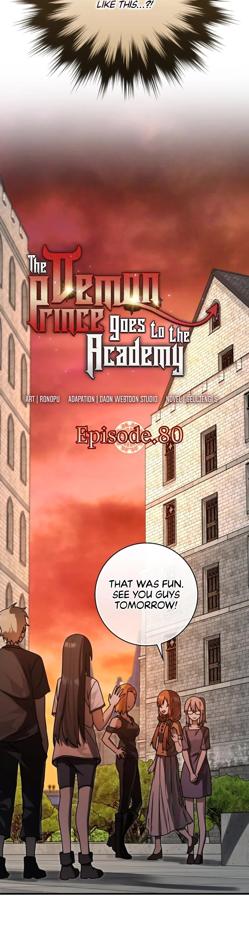 The Demon Prince goes to the Academy Chapter 80 page 12 - Chapter 80: Season 2 End