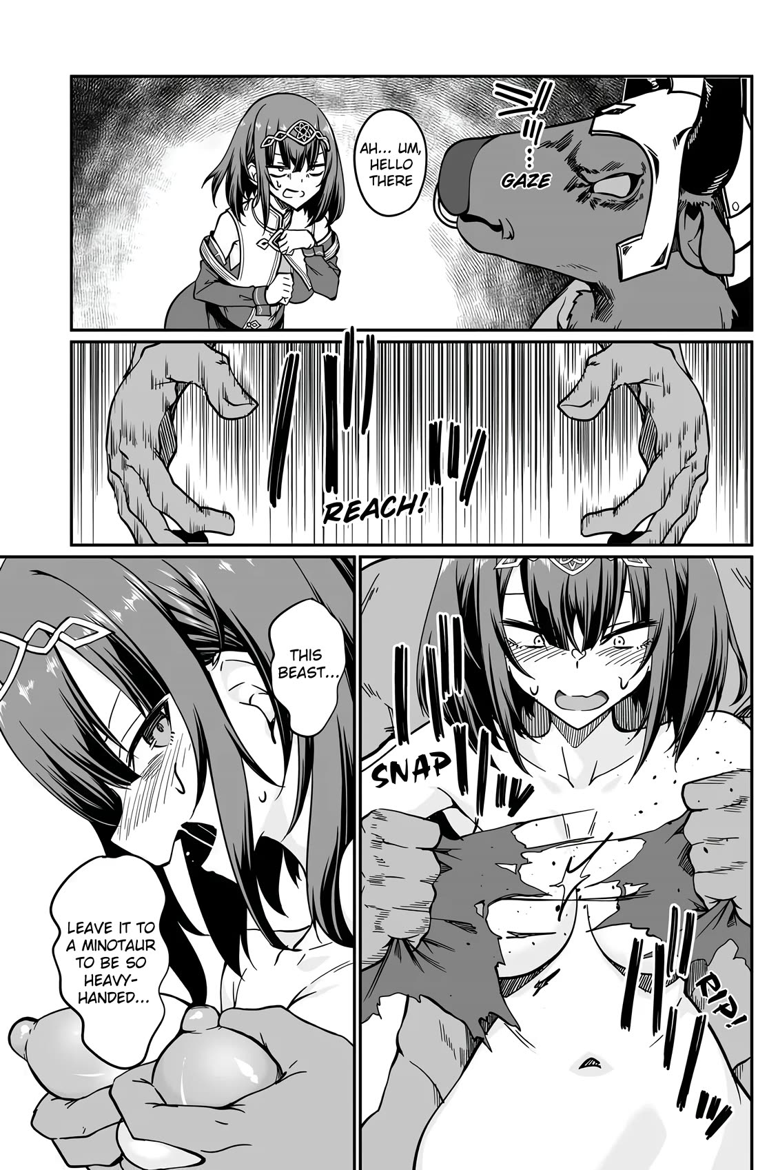 The Depravity Records of an Immortal Girl. Chapter 24.2 page 5 - Chapter 24.2: Minotaurs and the Voltaire Labyrinth 2