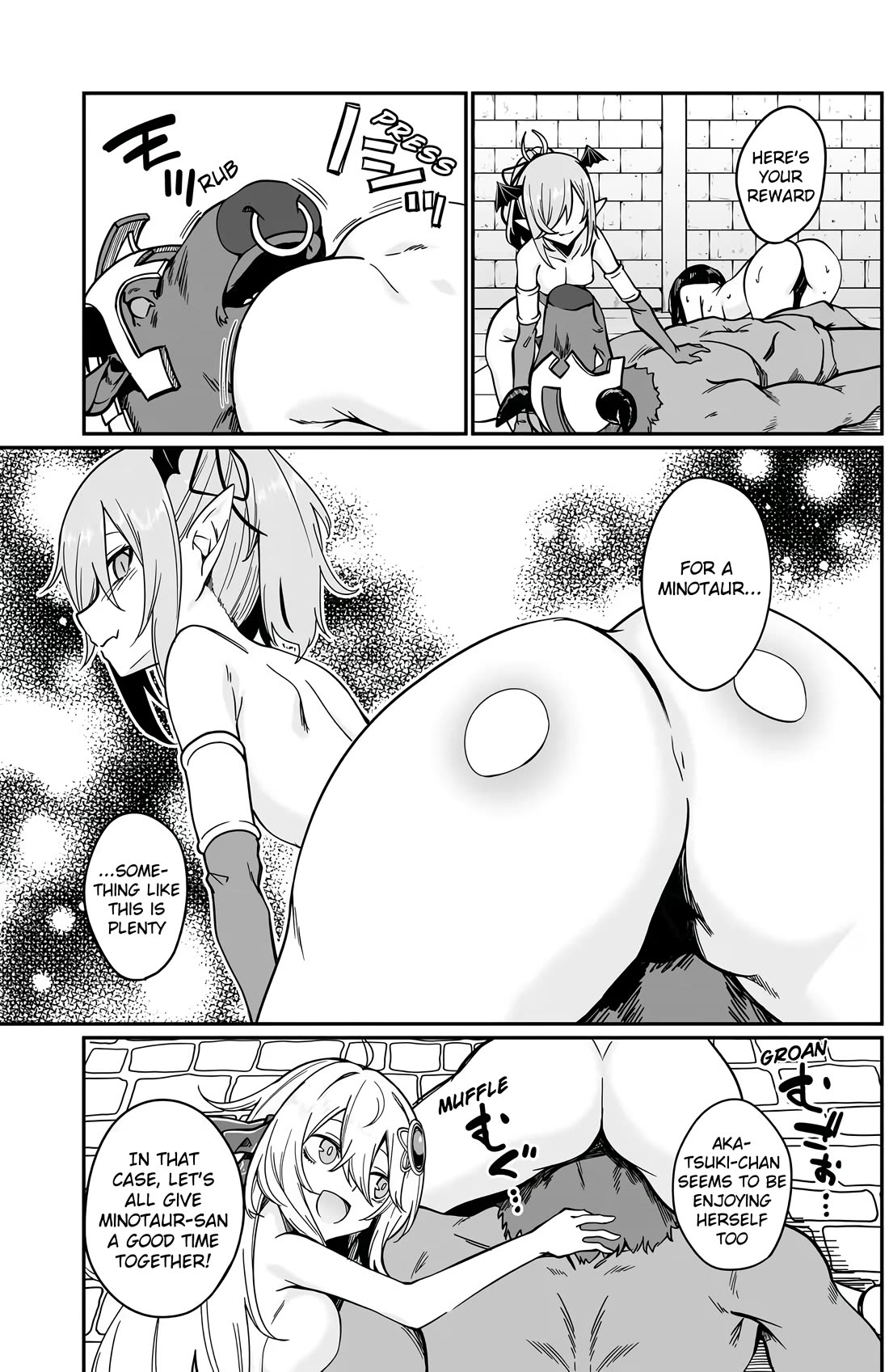 The Depravity Records of an Immortal Girl. Chapter 24.2 page 9 - Chapter 24.2: Minotaurs and the Voltaire Labyrinth 2