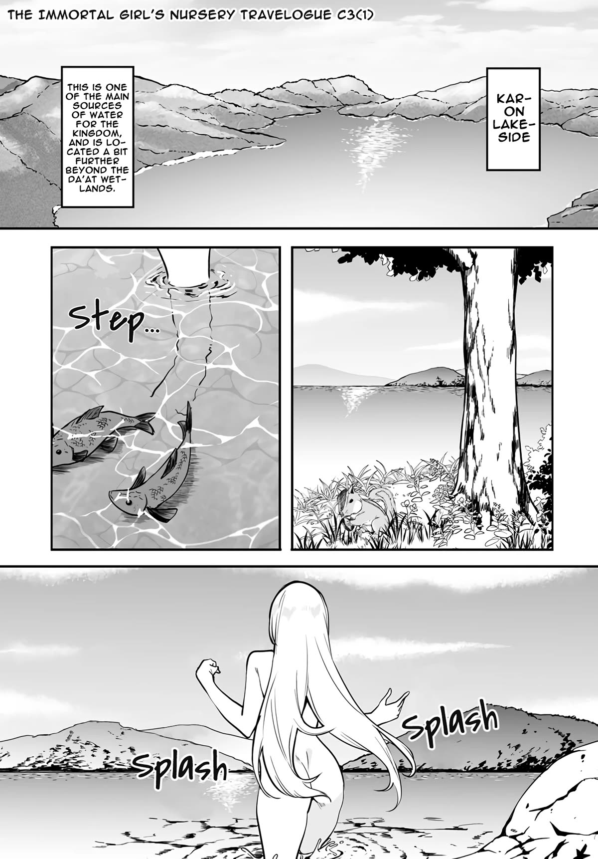 The Depravity Records of an Immortal Girl. Chapter 3.1 page 1 - Chapter 3.1: Slime and Karon lakeside (I)