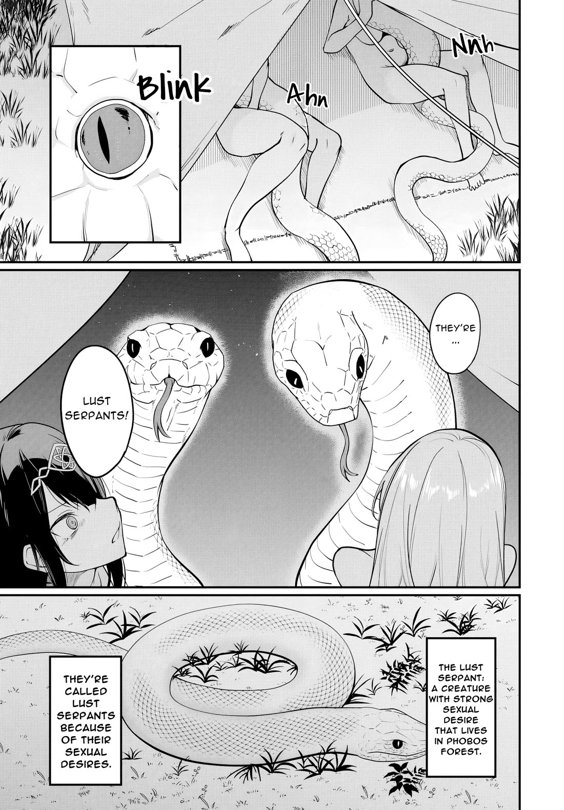 The Depravity Records of an Immortal Girl. Chapter 9 page 15 - Chapter 9: Serpent and Phobos Forest/Spring