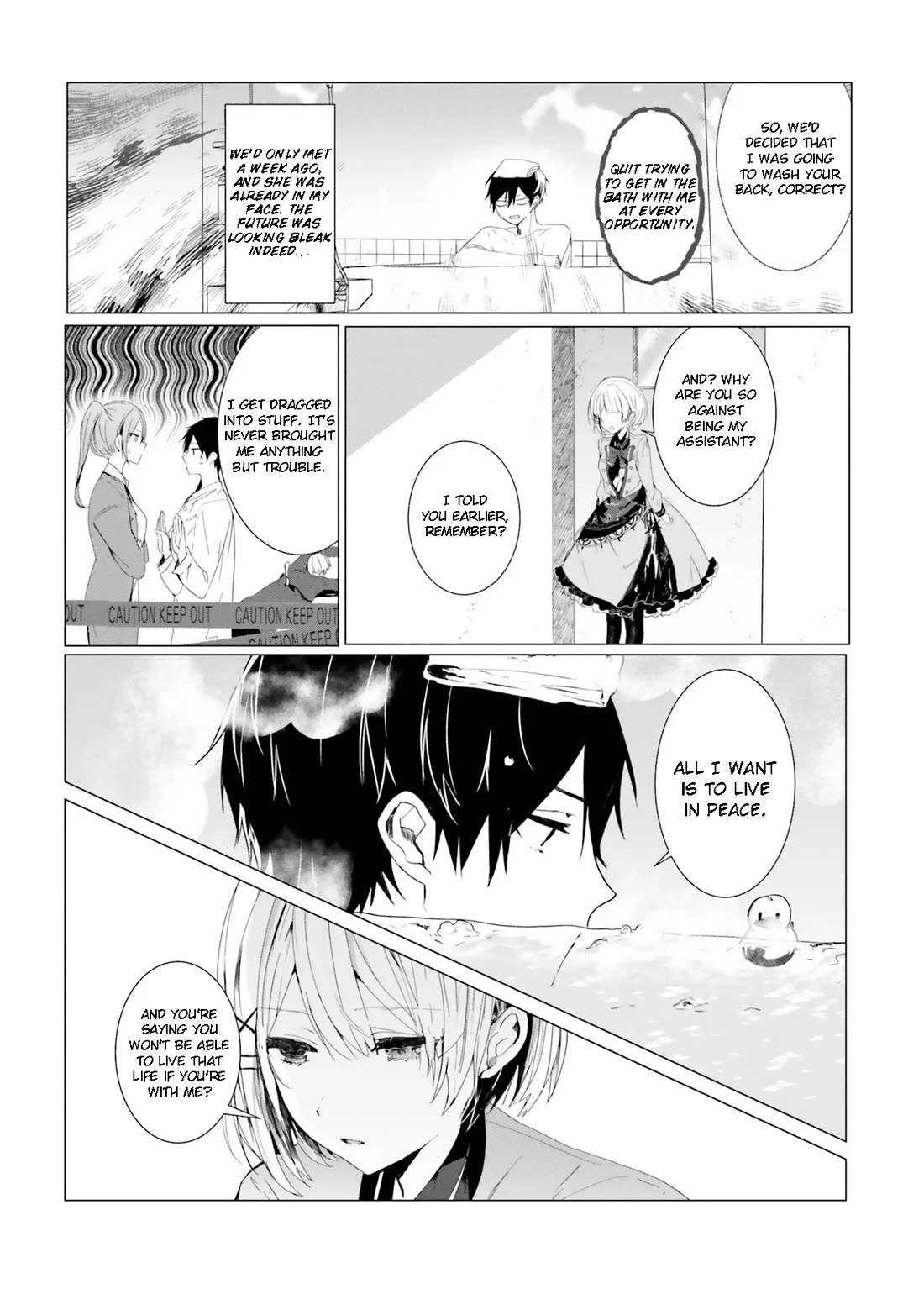 The Detective Is Already Dead - The Lost Memory Chapter 1 page 31 - Chapter 1: Nothing Beats A (Mixed) Bath After a Hijacking