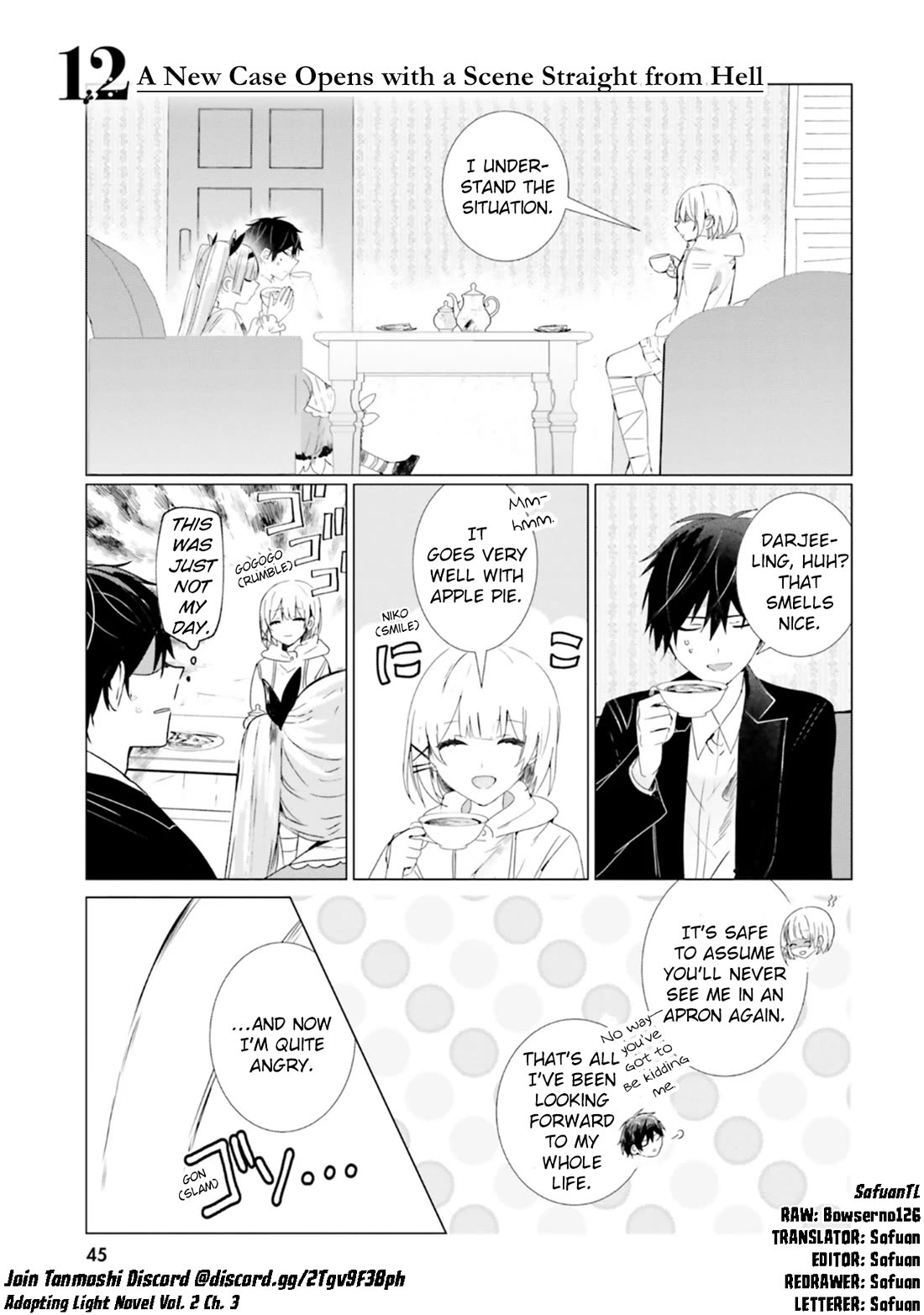 The Detective Is Already Dead - The Lost Memory Chapter 12 page 1 - Chapter 12: A New Case Opens with a Scene Straight from Hell