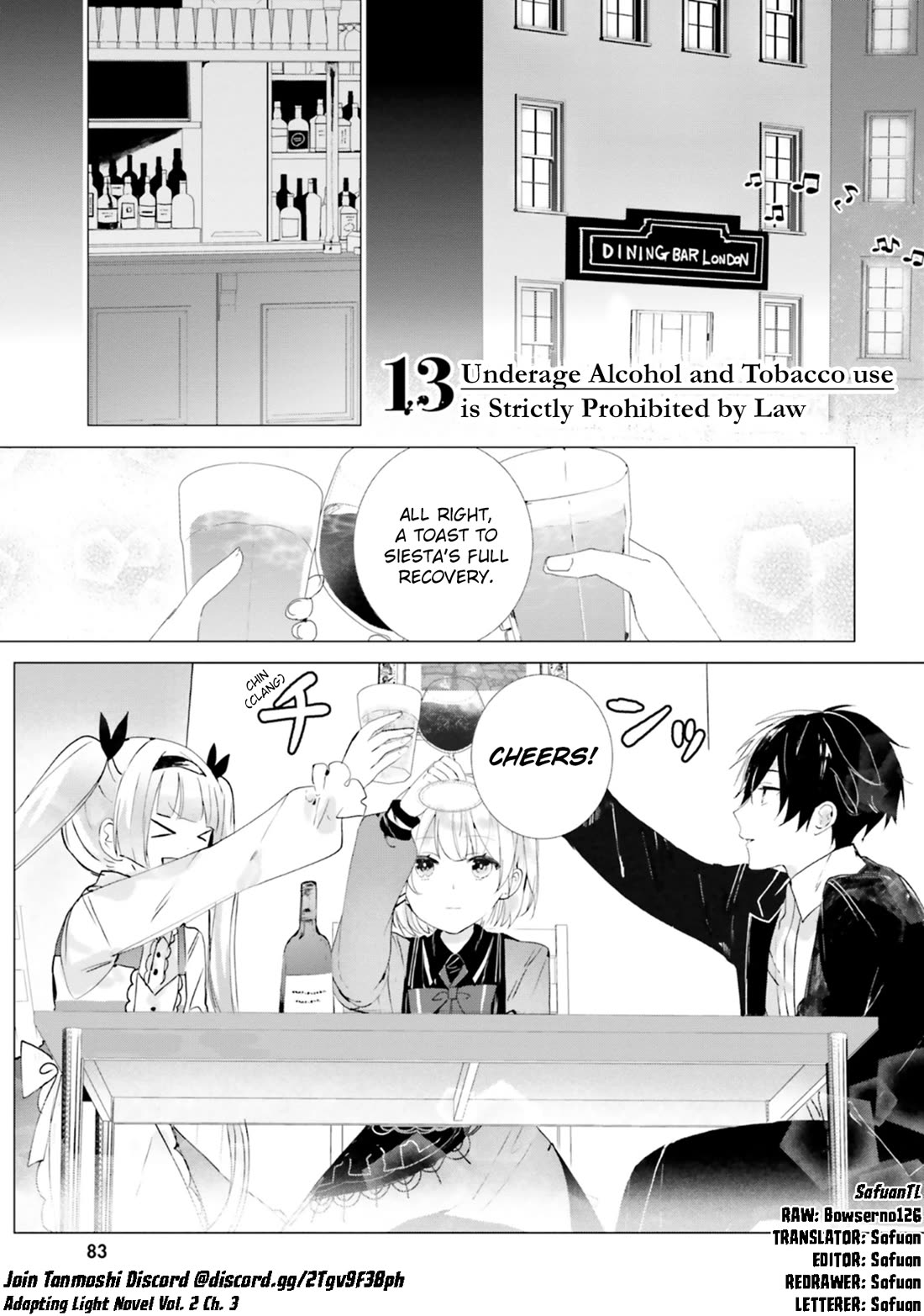 The Detective Is Already Dead - The Lost Memory Chapter 13 page 1 - Chapter 13: Underage Alcohol and Tobacco use is Strictly Prohibited by Law