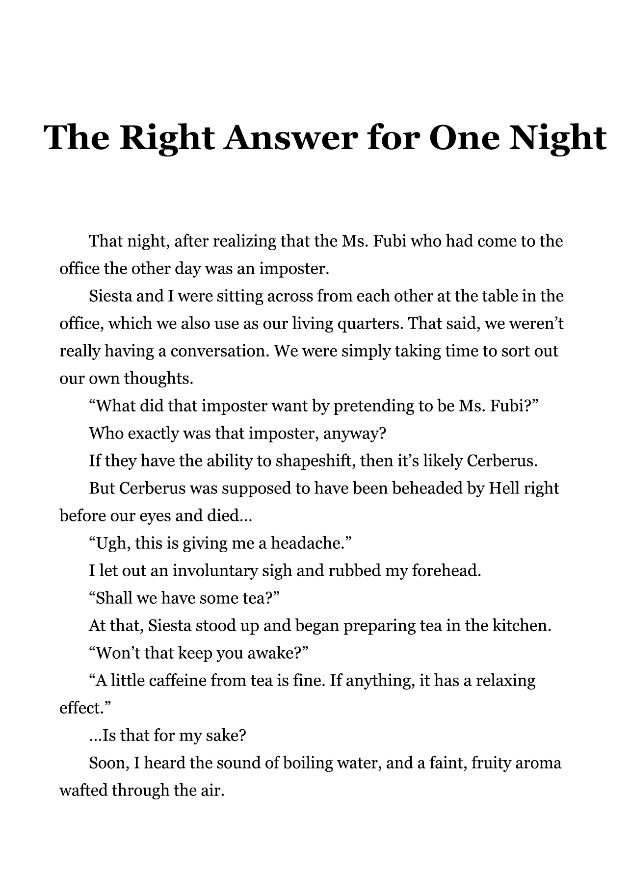 The Detective Is Already Dead - The Lost Memory Chapter 15.5 page 2 - Chapter 15.5: SS: The Right Answer for One Night
