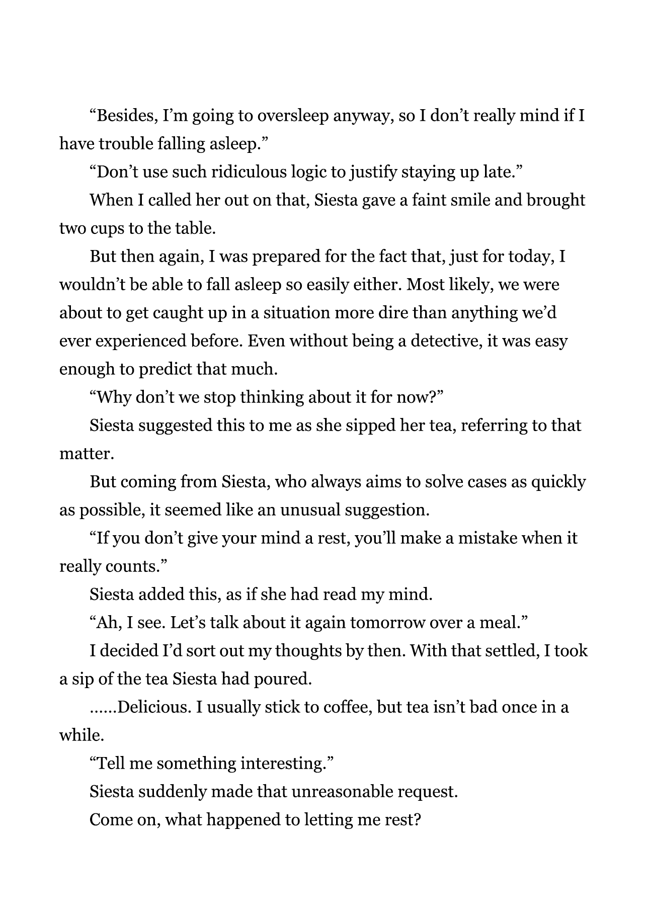 The Detective Is Already Dead - The Lost Memory Chapter 15.5 page 3 - Chapter 15.5: SS: The Right Answer for One Night