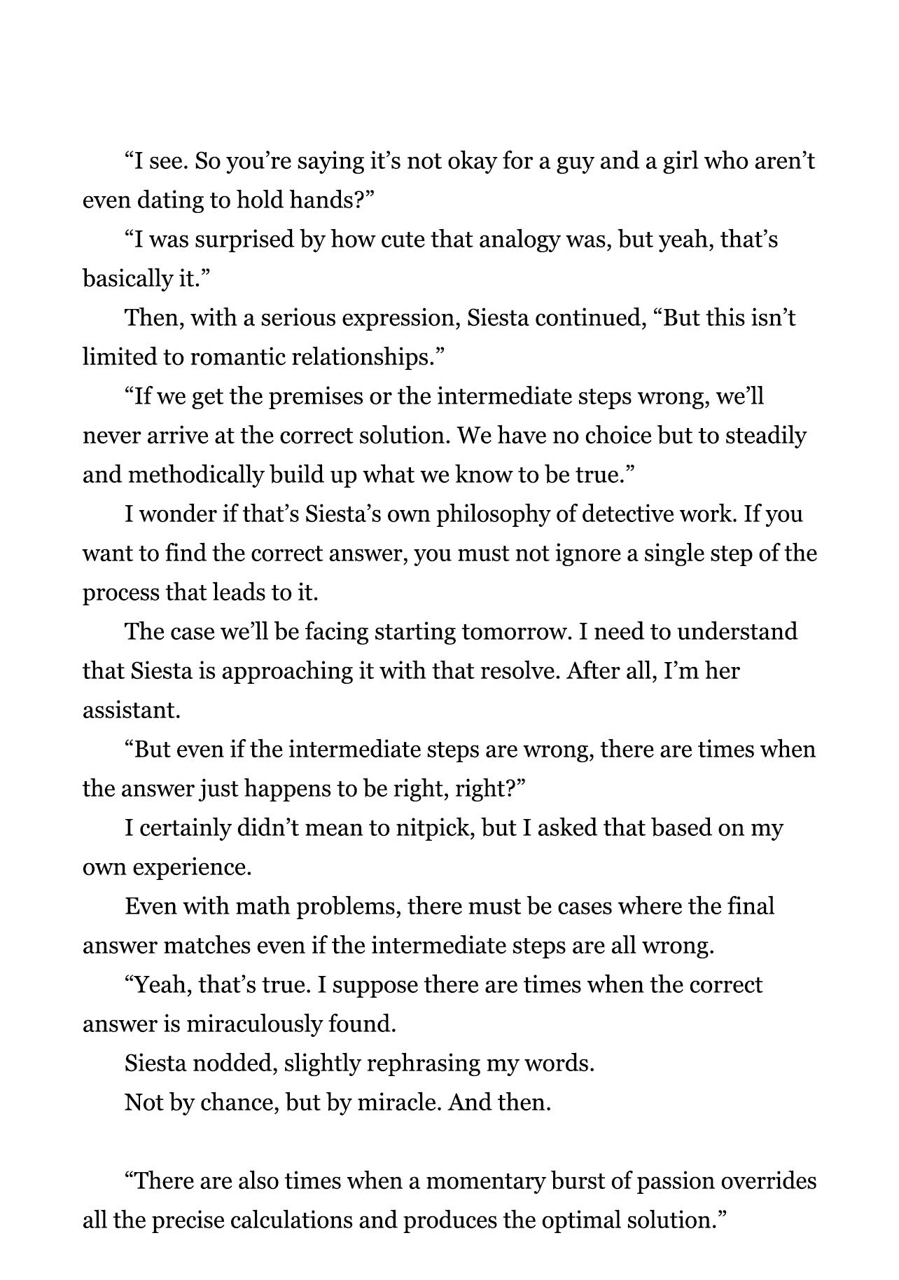 The Detective Is Already Dead - The Lost Memory Chapter 15.5 page 7 - Chapter 15.5: SS: The Right Answer for One Night