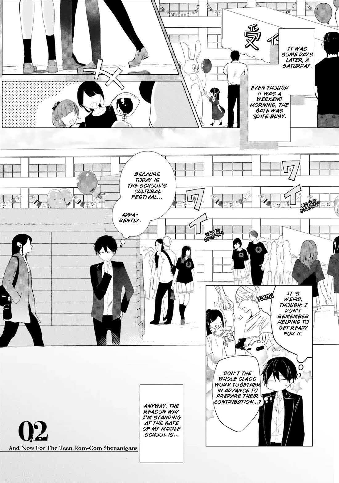 The Detective Is Already Dead - The Lost Memory Chapter 2 page 1 - Chapter 2: And Now For The Teen Rom-Com Shenanigans