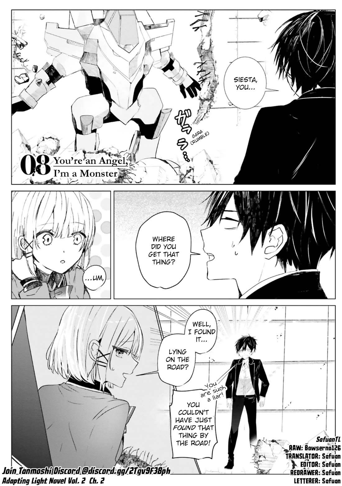 The Detective Is Already Dead - The Lost Memory Chapter 8 page 1 - Chapter 8: You're an Angel, I'm a Monster
